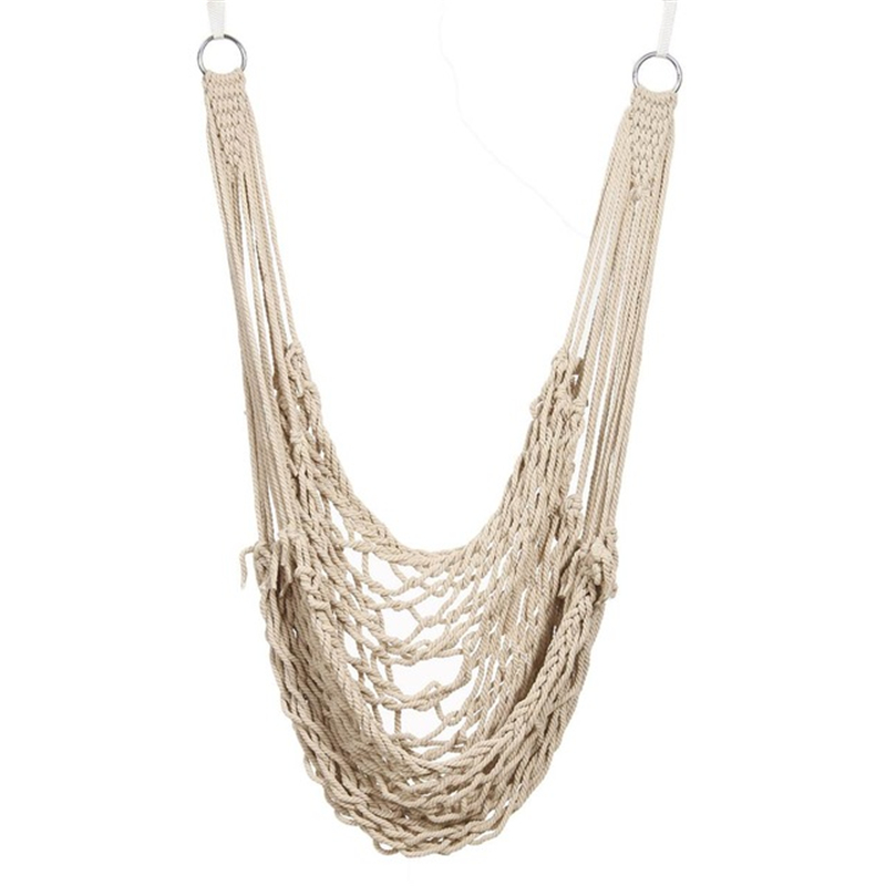 Nordic Style White Hammock Swi - Kids Outdoor Hanging Chair recension och pris