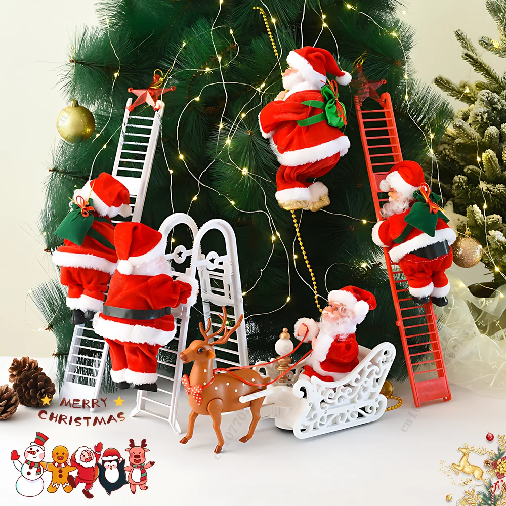 Electric Ladder Climbing Santa - Kids Outdoor Ladder recension och pris