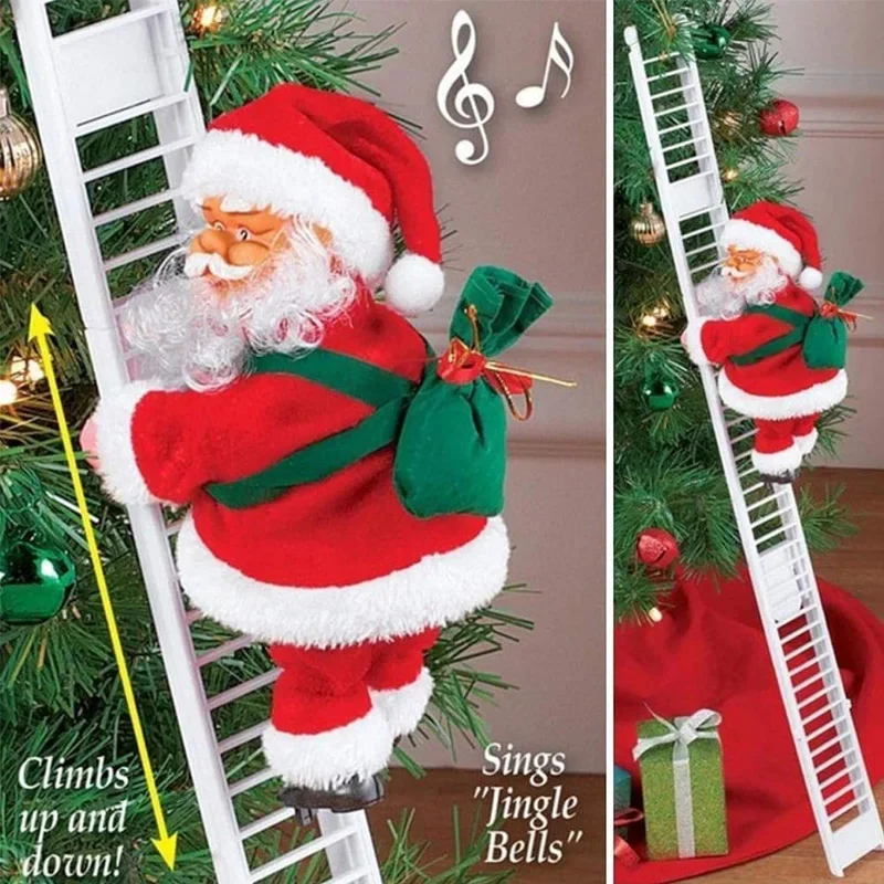 Electric Ladder Climbing Santa - Kids Outdoor Ladder recension och pris
