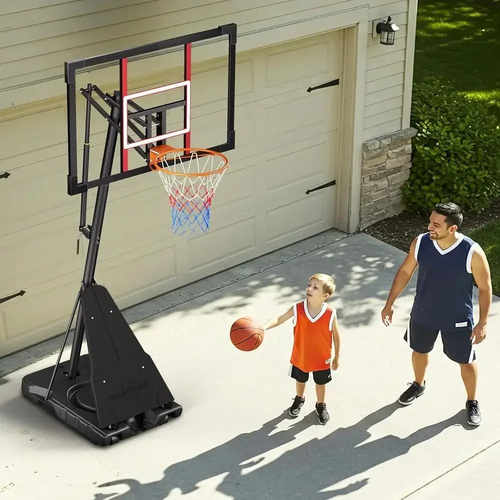 48-Inch Outdoor Adjustable Bas - Basketball Hoop Outdoor recension och pris