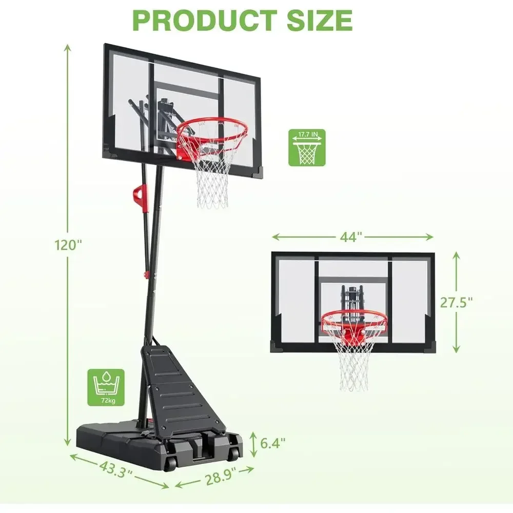 Outdoor Adjustable Height Bask - Basketball Hoop Outdoor recension och pris
