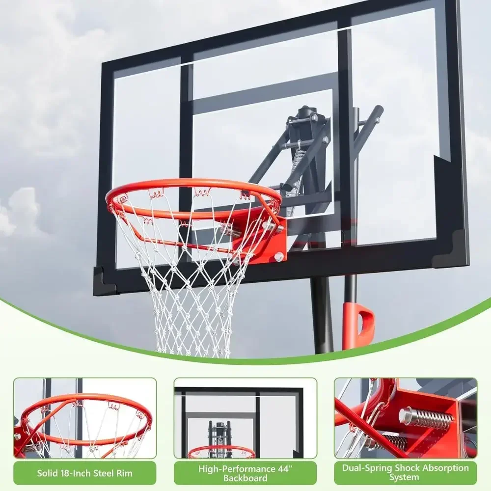 Outdoor Adjustable Height Bask - Basketball Hoop Outdoor recension och pris