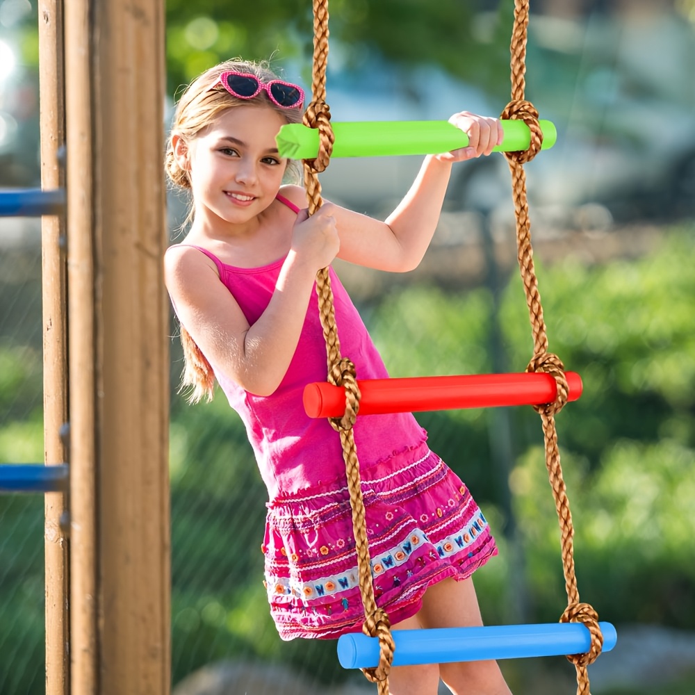 1pc Colorful Kid Climbing Ladd - Kids Outdoor Ladder recension och pris