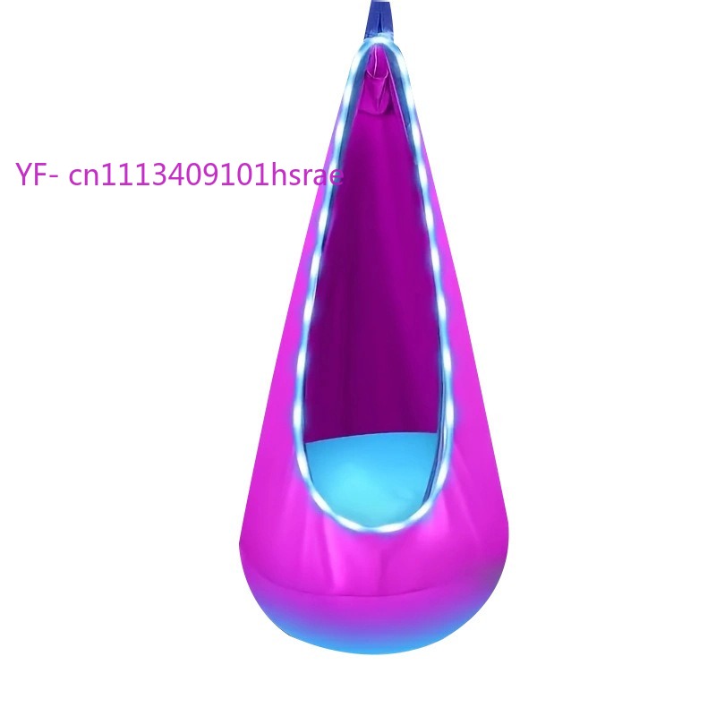Glowing LED Inflatable Hammock - Kids Outdoor Hanging Chair recension och pris
