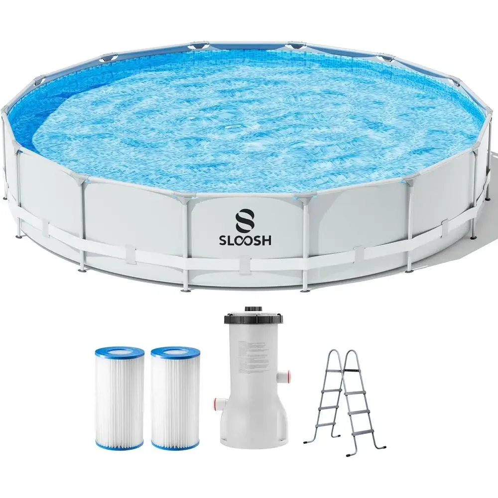 Round 15ft x 42in Outdoor Abov - Kids Outdoor Ladder recension och pris