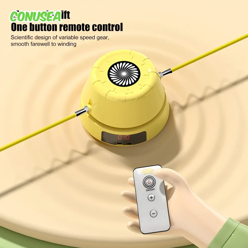 Electric Rope Skipping Machine - Kids Outdoor Jumping Toys recension och pris