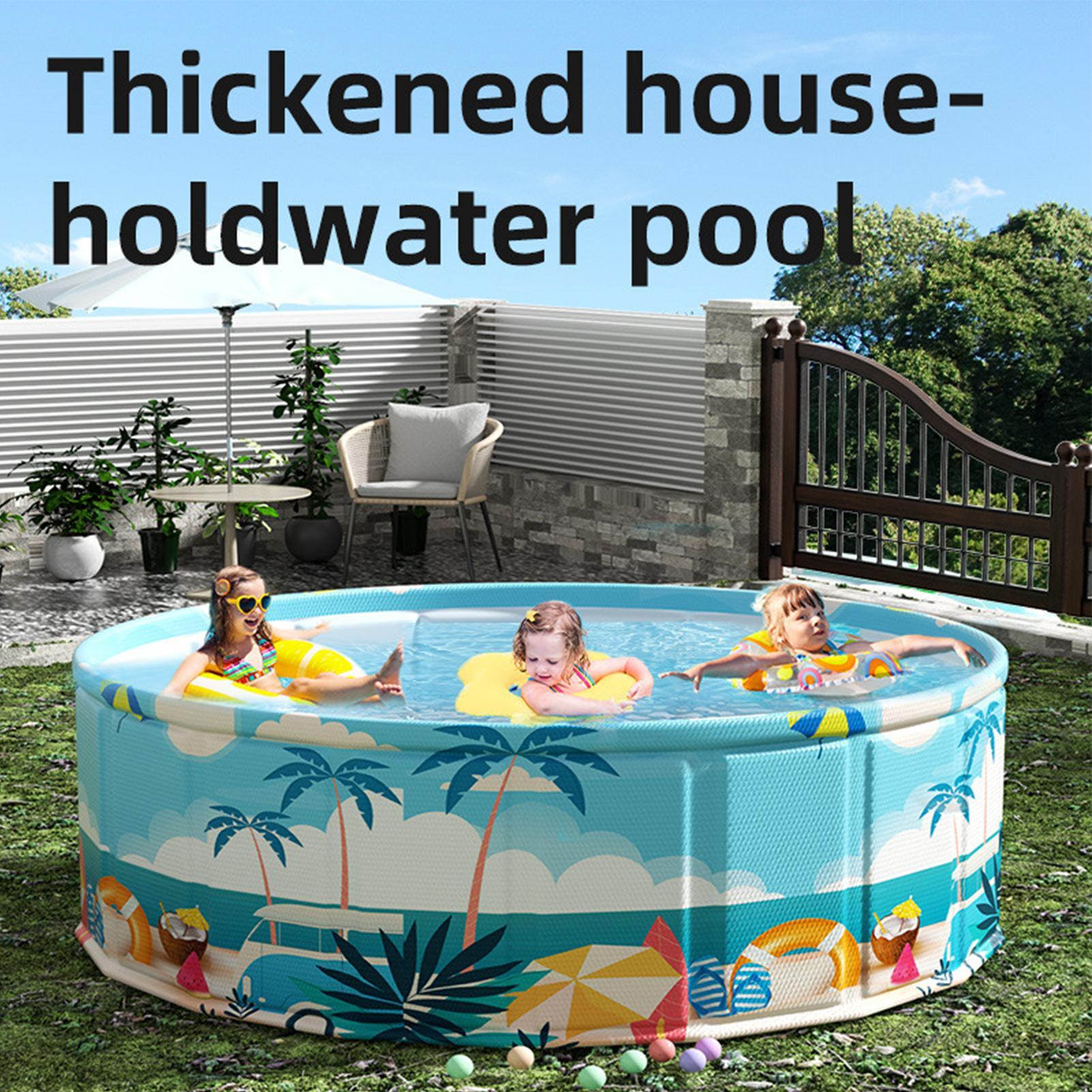 Foldable Kids Pool Foldable Wa - Kids Outdoor Yard recension och pris