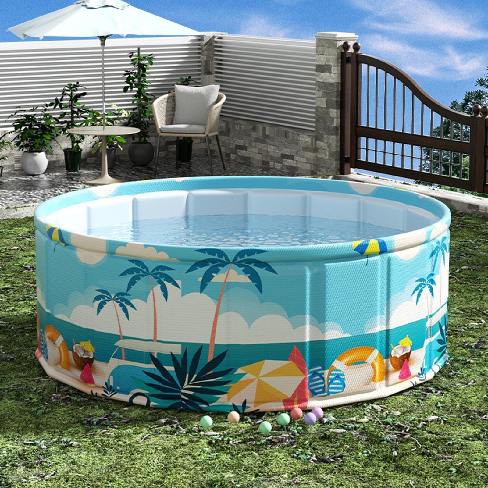 Foldable Kids Pool Foldable Wa - Kids Outdoor Yard recension och pris
