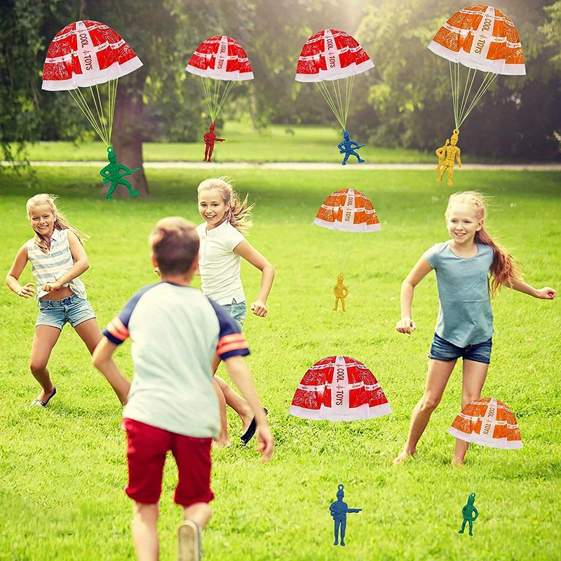 10/100pcs Parachute Toys for K - Kids Unique Outdoor Toys recension och pris
