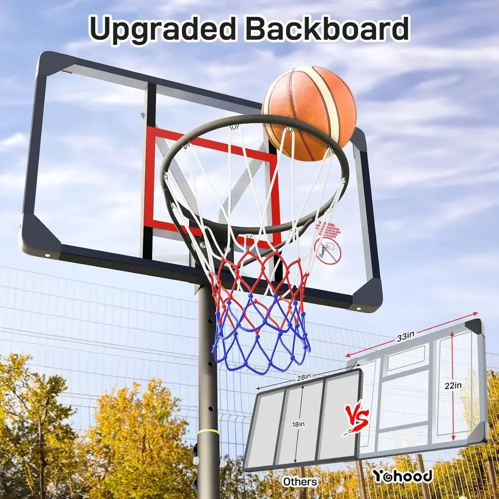 Adjustable Height Portable Bas - Kids Outdoor Basketball recension och pris