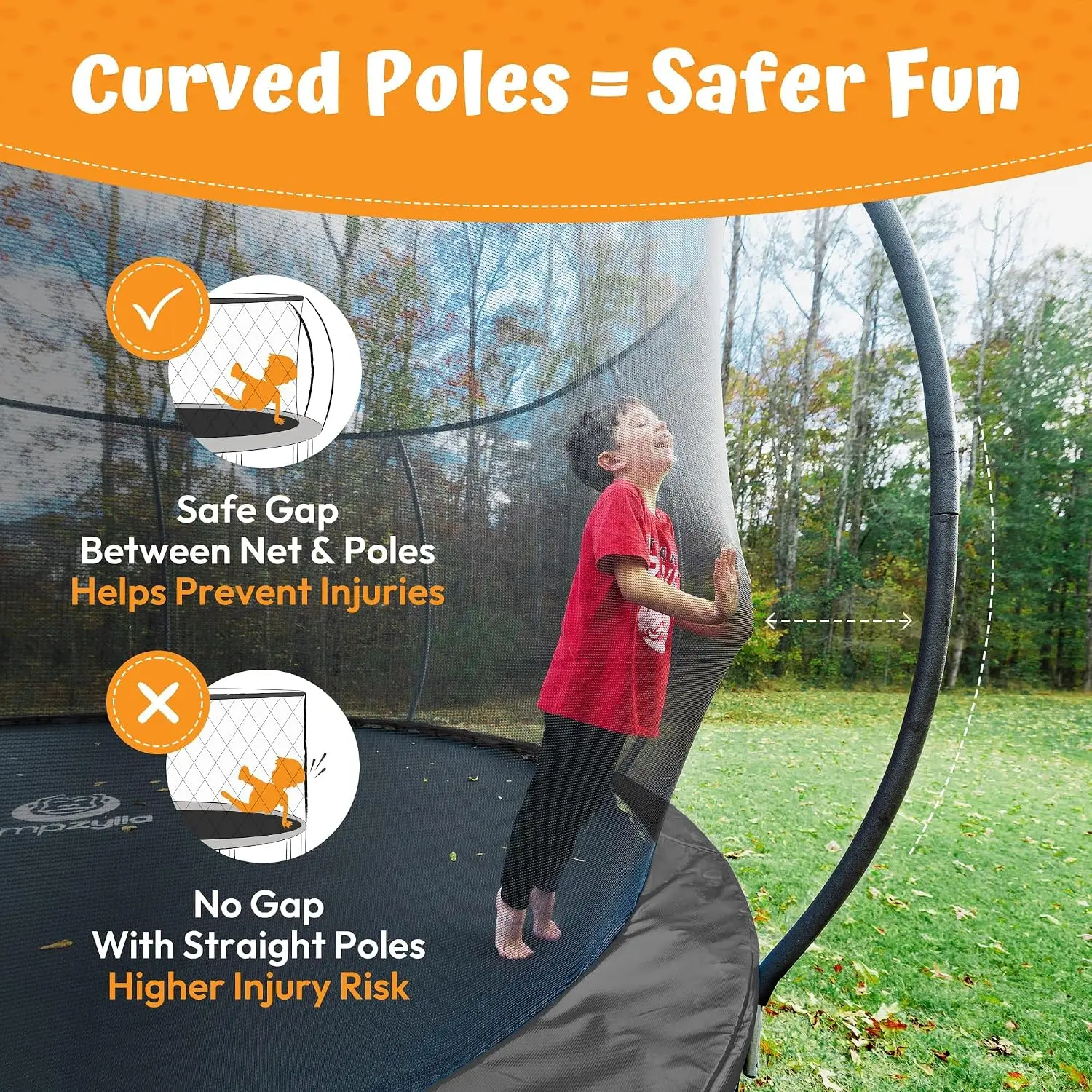 Outdoor Trampoline with Net fo - Kids Outdoor Ladder recension och pris