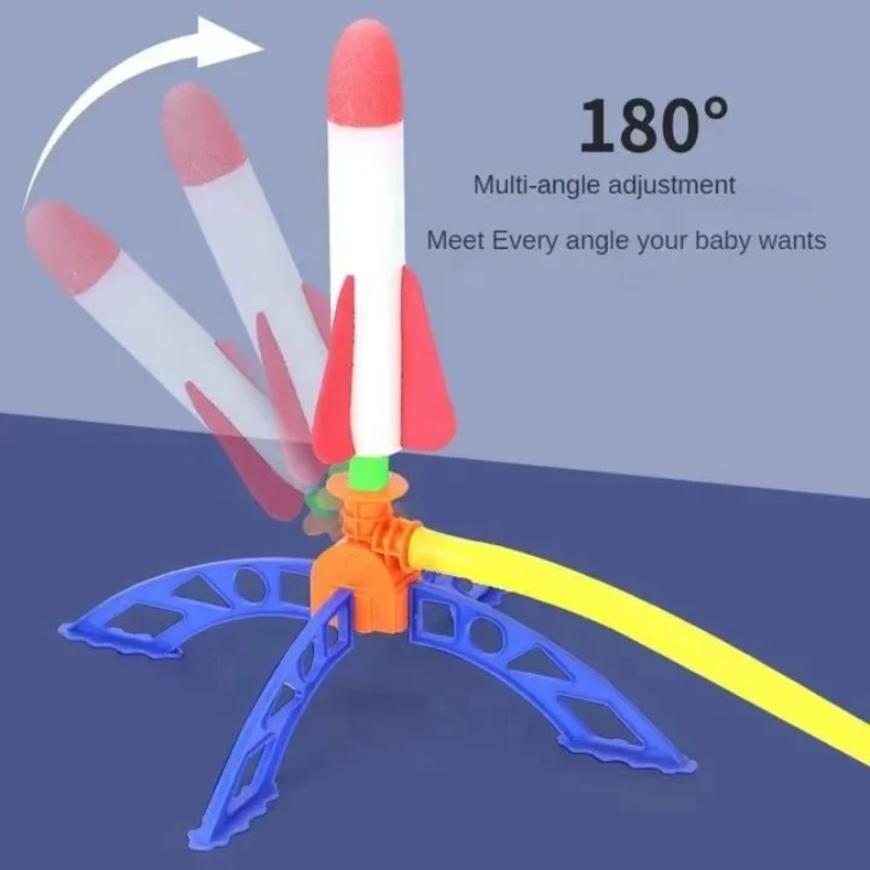 Kids Outdoor Rocket Foot Pump  - Kids Outdoor Jumping Toys recension och pris