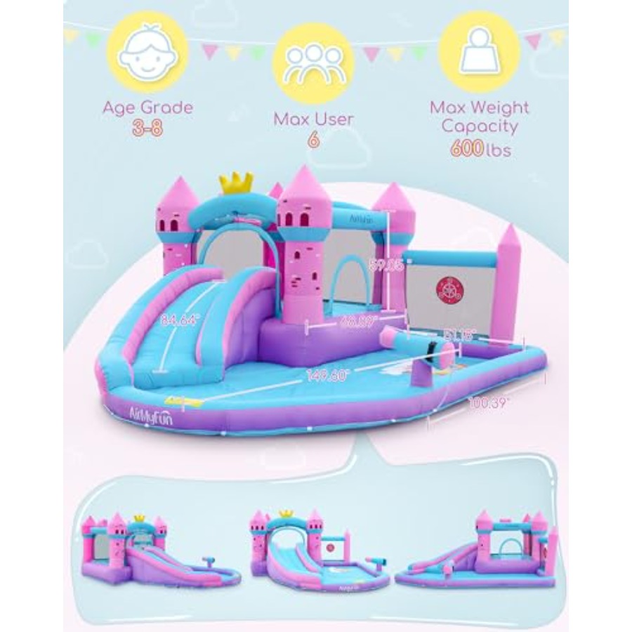 Backyard inflatable waterslide - Kids Outdoor Pool recension och pris