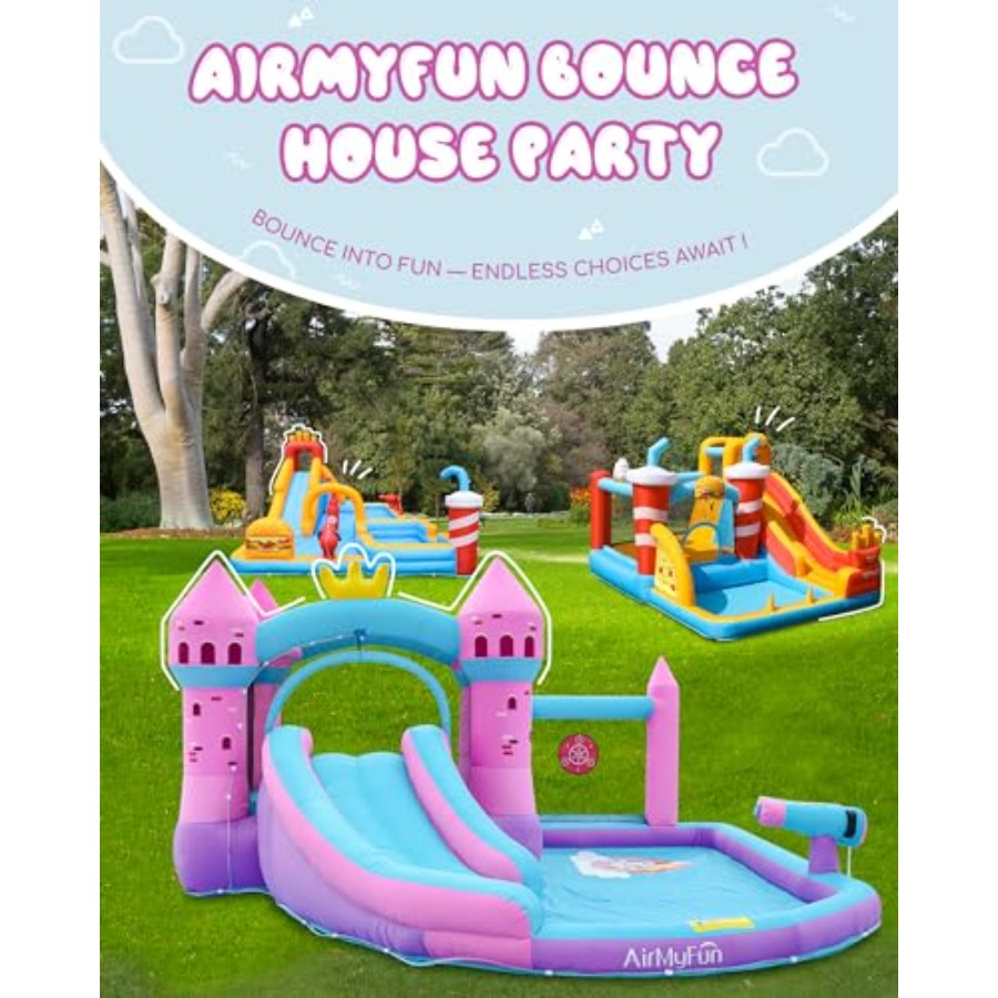 Backyard inflatable waterslide - Kids Outdoor Pool recension och pris