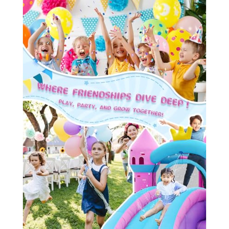 Backyard inflatable waterslide - Kids Outdoor Pool recension och pris