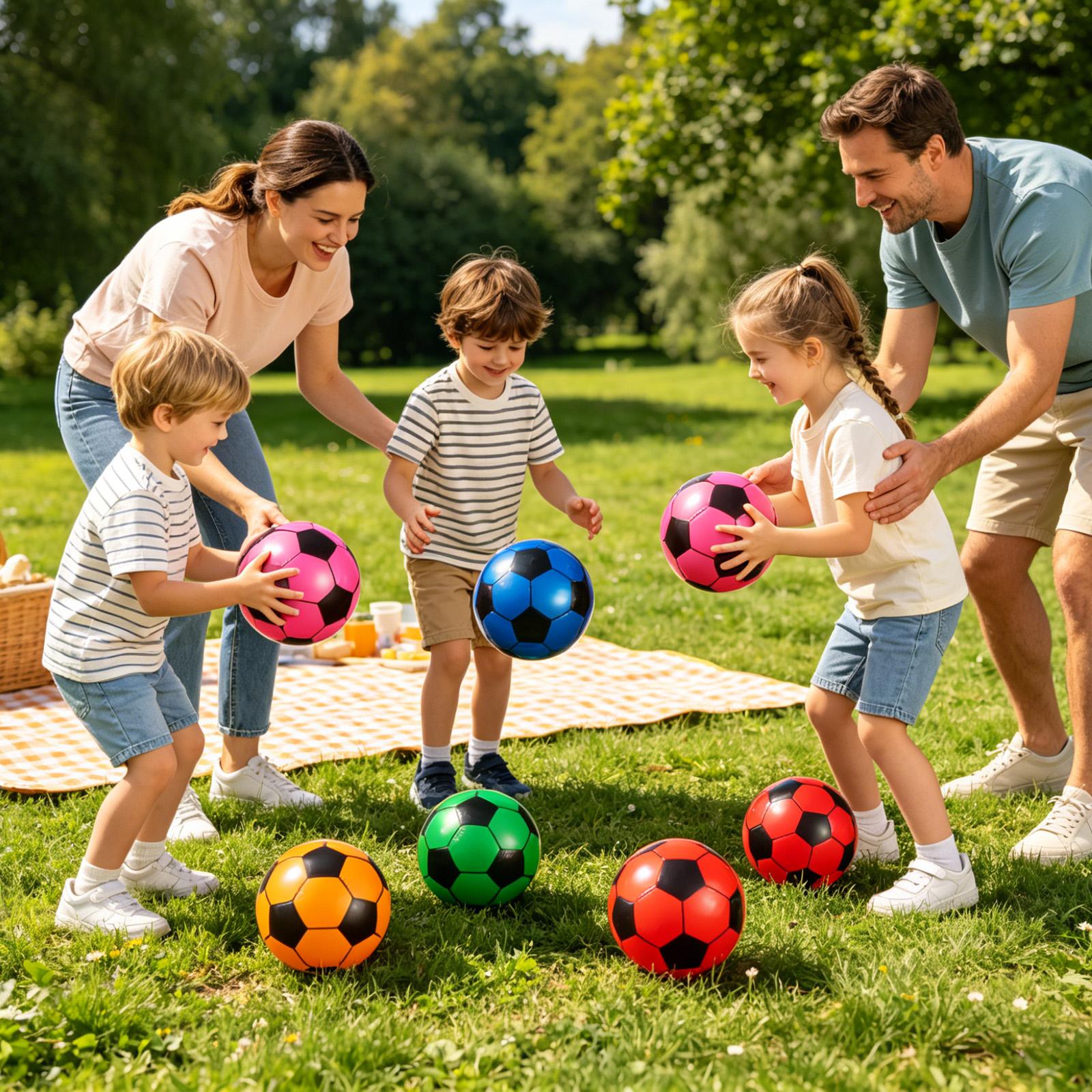 Soccer Ball Inflatable 6 Piece - Kids Outdoor Yard recension och pris