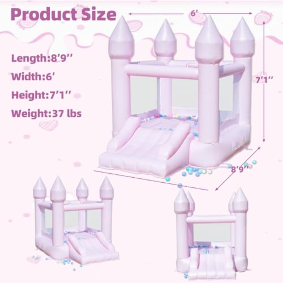 PVC bounce house for kids 3-6  - Kids Outdoor Bounce House recension och pris