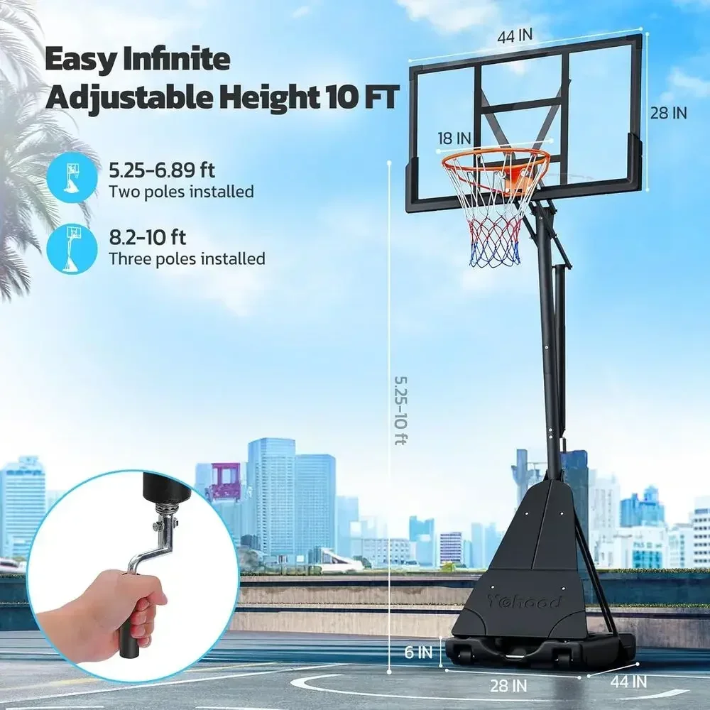 Portable Outdoor Basketball Ho - Basketball Hoop Outdoor recension och pris