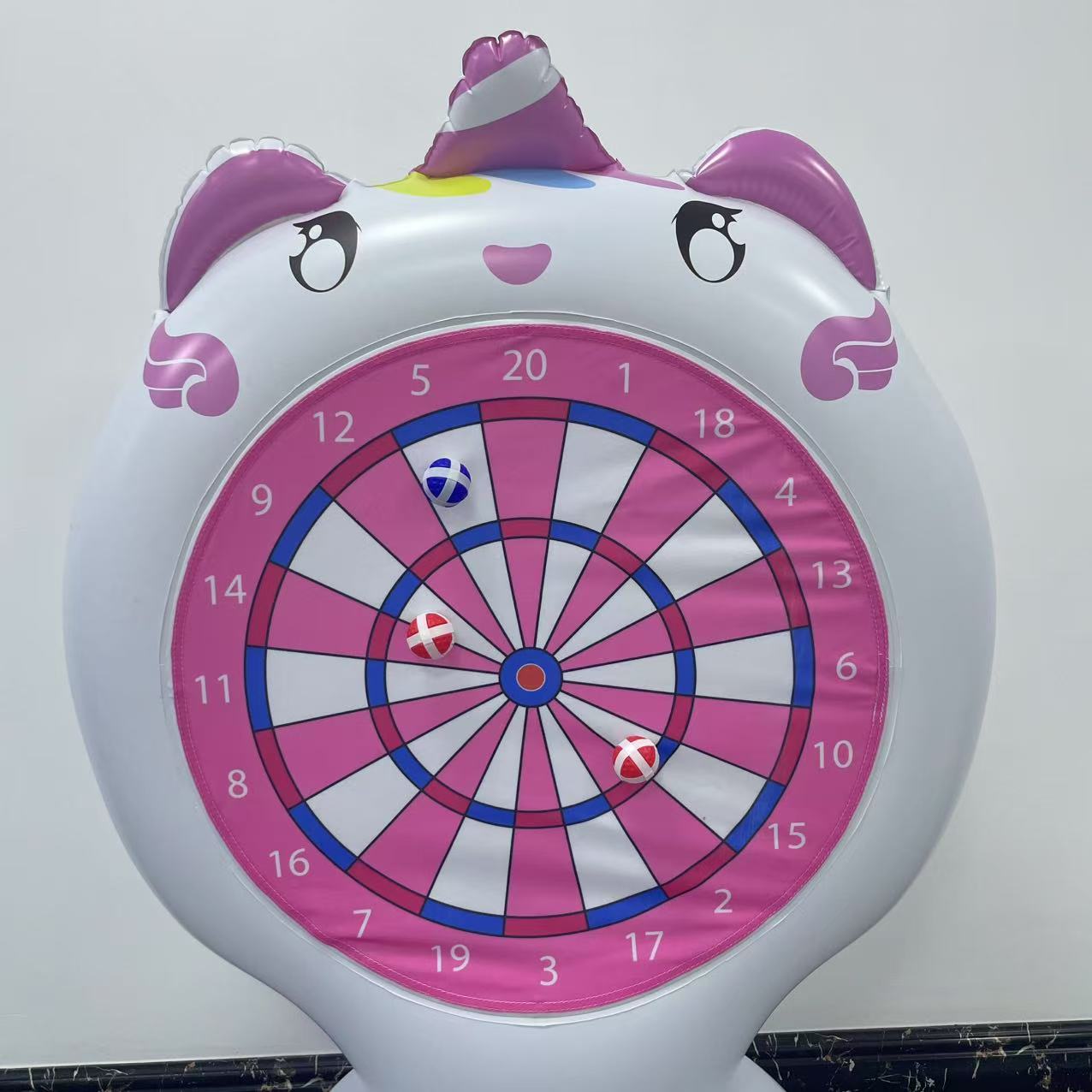 Inflatable Unicorn Throwing Ga - Kids Outdoor Pool recension och pris
