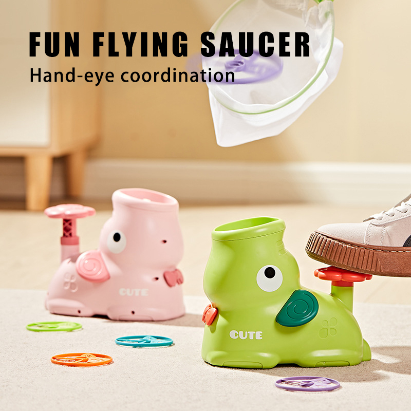 Kids Flying Disc Air Rocket La - Kids Outdoor Jumping Toys recension och pris
