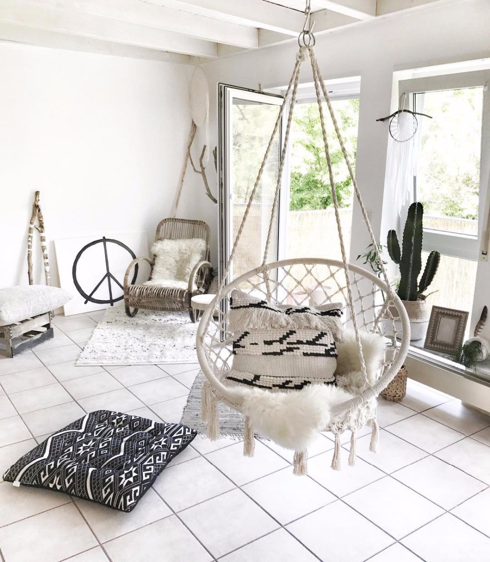 2025 Nordic Garden Handmade Kn - Kids Outdoor Hanging Chair recension och pris