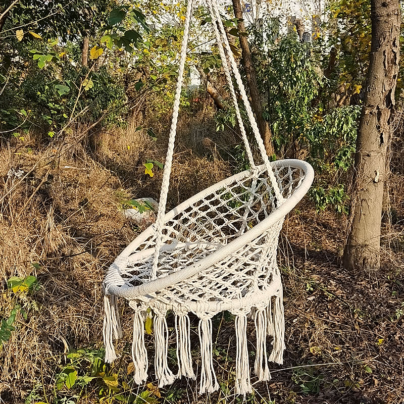 2025 Nordic Garden Handmade Kn - Kids Outdoor Hanging Chair recension och pris