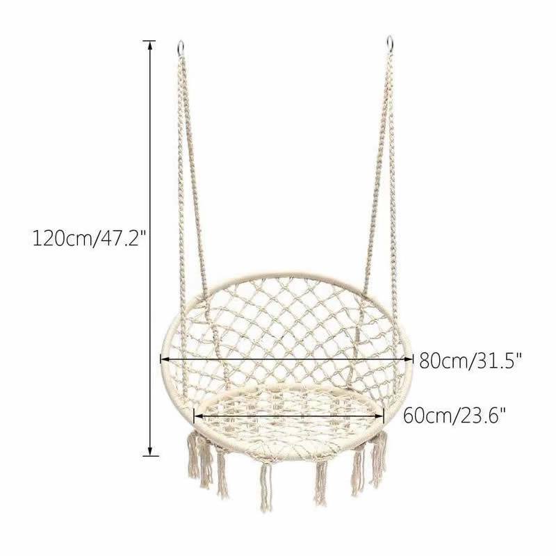 2025 Nordic Garden Handmade Kn - Kids Outdoor Hanging Chair recension och pris