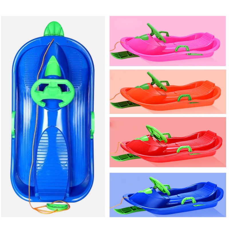 Kids Snow Sled With Steering W - Kids Unique Outdoor Toys recension och pris