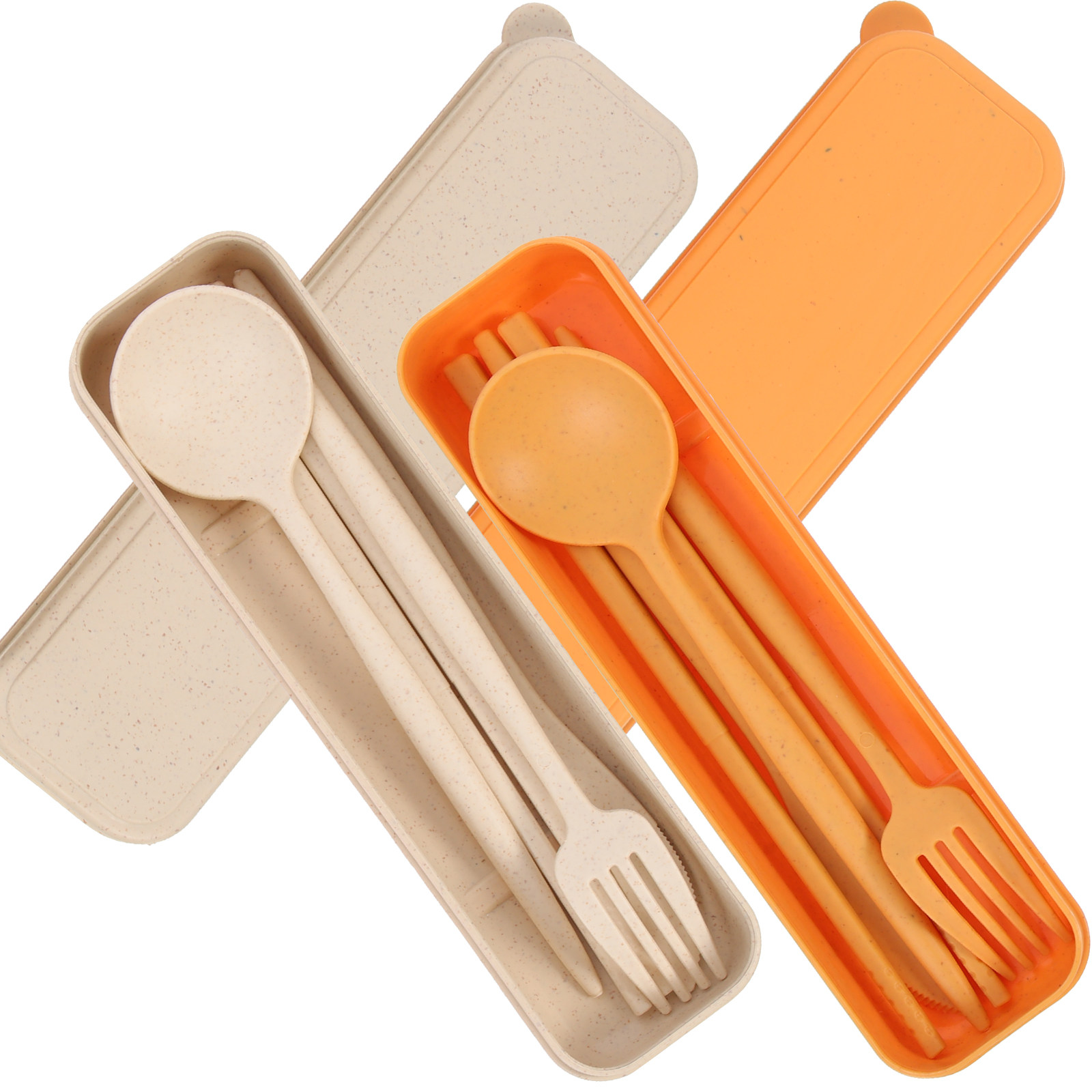 2Sets Portable Outdoor Travel  - Kids.Outdoor Utensils recension och pris